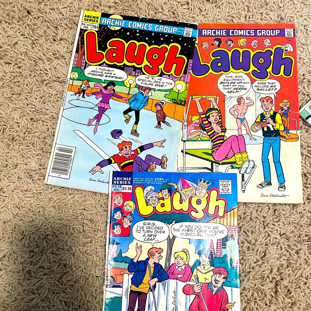 Archie magazines - laugh x3